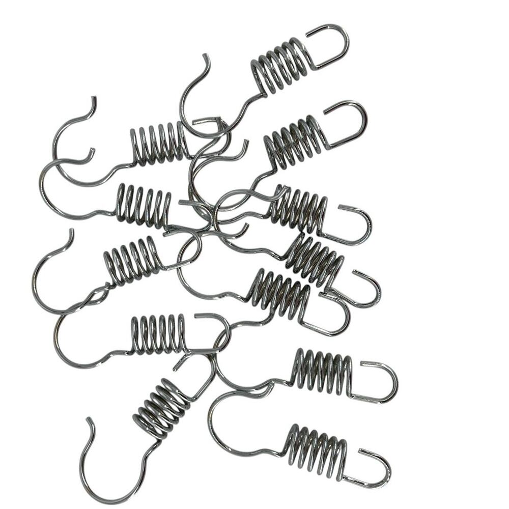 Spring Shaped Shower Curtain Rings Hooks 12